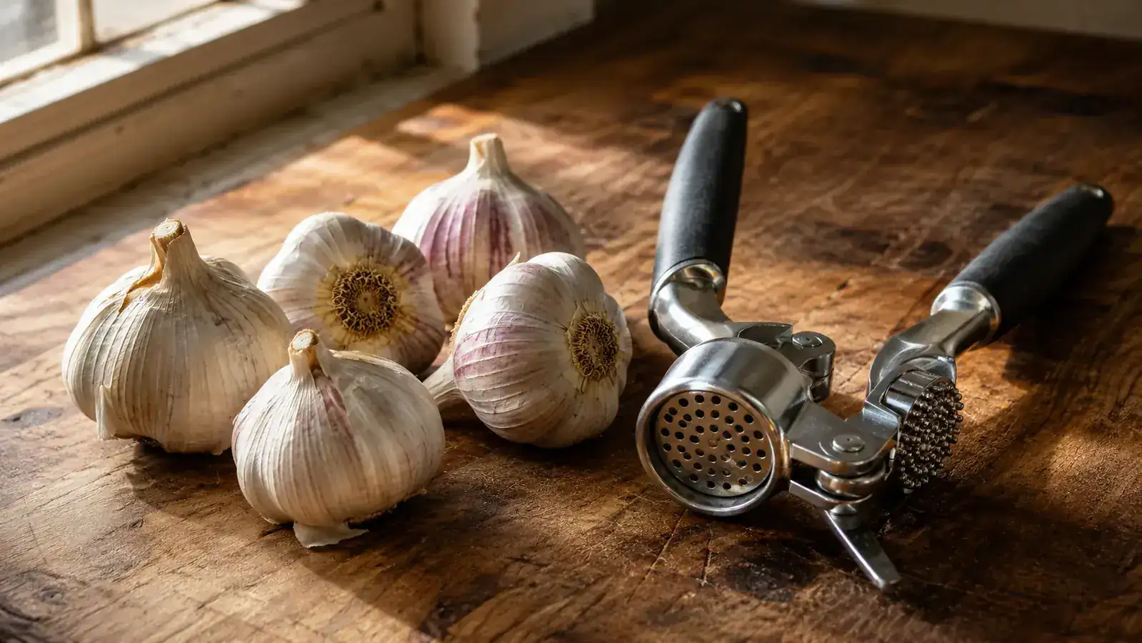 How to Prep Garlic in Seconds Using a Garlic Press